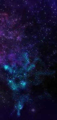 Nebula Purple Sky Live Wallpaper