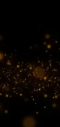 Night Space Amber Live Wallpaper