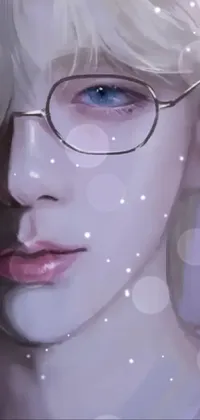 Nose Cheek Glasses Live Wallpaper
