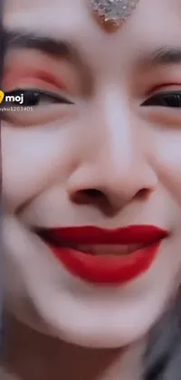 Nose Cheek Smile Live Wallpaper
