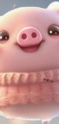 Nose Chin Pink Live Wallpaper