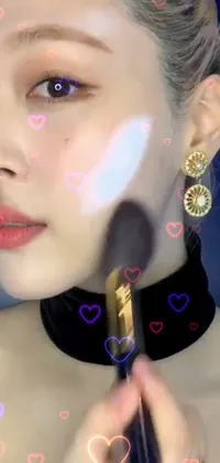 Nose Face Cheek Live Wallpaper
