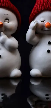 Nose Head Snowman Live Wallpaper