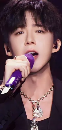 Nose Microphone Lip Live Wallpaper