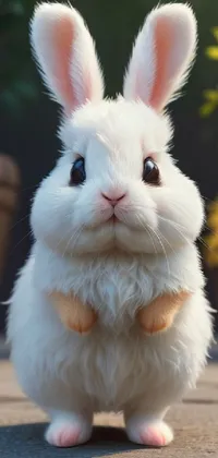 Nose Rabbit Ear Live Wallpaper
