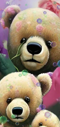 cute teddy mobile wallpapers