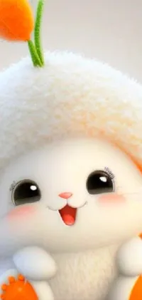 Nose Toy White Live Wallpaper