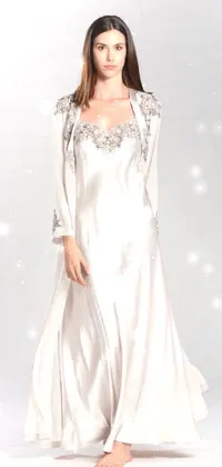 One-piece Garment Wedding Dress Dress Live Wallpaper