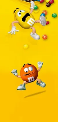 Orange Art Cartoon Live Wallpaper
