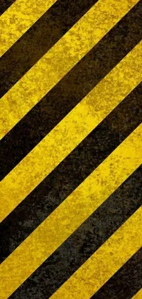 If you're looking for a striking live wallpaper for your smartphone, look no further than this yellow and black striped design