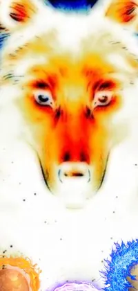 Orange Carnivore Dog Live Wallpaper