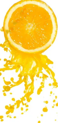 Orange Cup Yellow Live Wallpaper