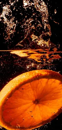 Orange Dark Fruit Live Wallpaper