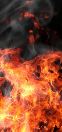 Intense Fire Live Wallpaper - free download