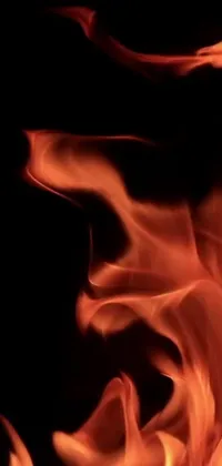 Looking for a sizzling live wallpaper to spice up your phone screen? Check out this close-up fire wallpaper, perfect to add some zest and fervor to your phone's look