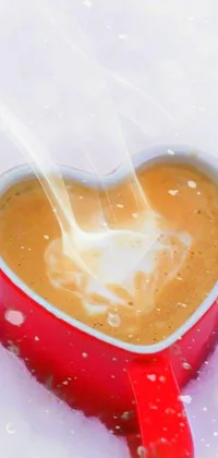 Orange Food Cup Live Wallpaper