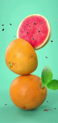Enjoy the beauty of freshly harvested fruit with this stunning phone live wallpaper