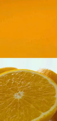 Orange Food Slice Live Wallpaper