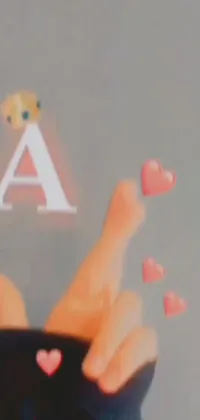 Orange Gesture Triangle Live Wallpaper