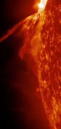 Orange Heat Astronomy Live Wallpaper