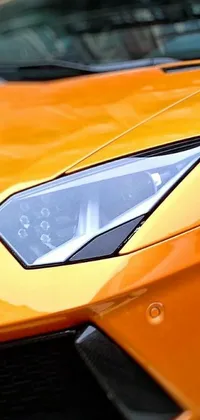 Orange Land Vehicle Vehicle Live Wallpaper