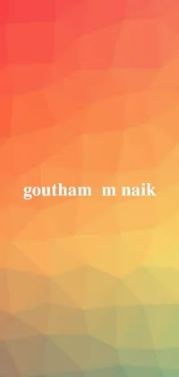 This phone live wallpaper features a vibrant and colorful background with the word "Gotham" written in white