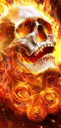 Orange Light Art Live Wallpaper