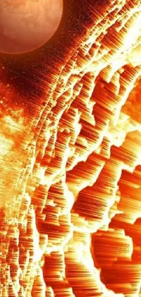 Orange Light Heat Live Wallpaper