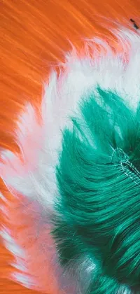 This phone live wallpaper features a close up of a person wearing an orange and green headdress, surrounded by vibrant Indian flag colors