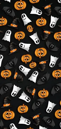 Transform your phone's screen into a dark and spooky Halloween world with this live wallpaper