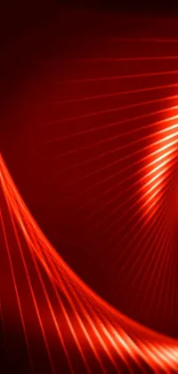 This live wallpaper for your phone showcases a vivid close-up of a red light against a black background