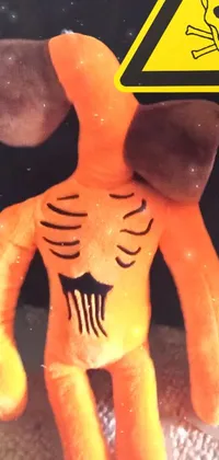 Orange Organism Gesture Live Wallpaper