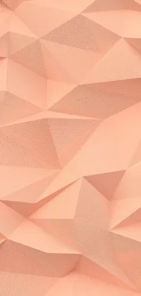 This live wallpaper is a unique and stunning abstract design featuring a close-up view of a pink paper wall