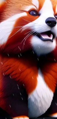 Orange Red Panda Carnivore Live Wallpaper