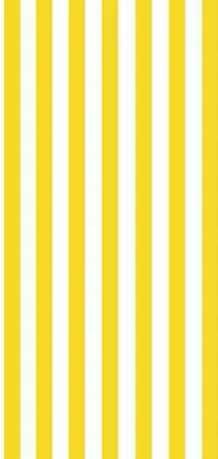 Looking for a bright and modern live wallpaper for your phone? Check out this yellow and white striped design! Inspired by a classic pattern and featuring a pitchfork and flag in the foreground, this wallpaper is both stylish and rustic