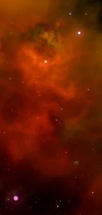 Set your phone ablaze with this stunning space live wallpaper featuring a mesmerizing blend of red and green stars