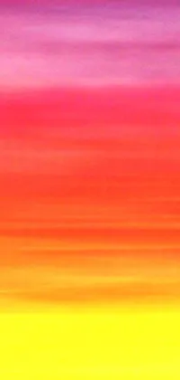 Orange Sky Pink Live Wallpaper