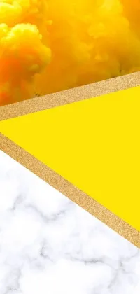 Orange Triangle Yellow Live Wallpaper
