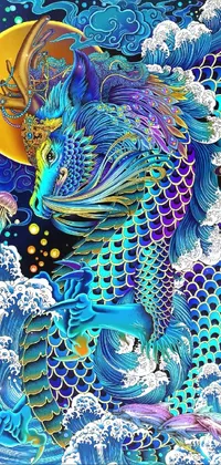 Organism Art Aqua Live Wallpaper
