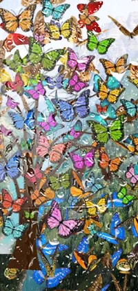 Organism Art Confetti Live Wallpaper