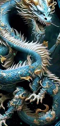 Organism Art Dragon Live Wallpaper