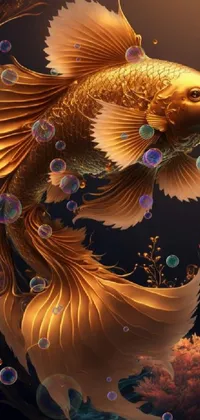 Organism Art Fish Live Wallpaper