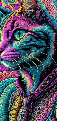 Organism Art Paint Felidae Live Wallpaper