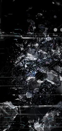 Organism Black-and-white Style Live Wallpaper