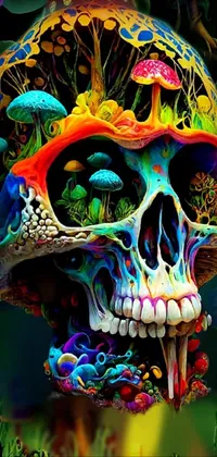 Organism Bone Skull Live Wallpaper