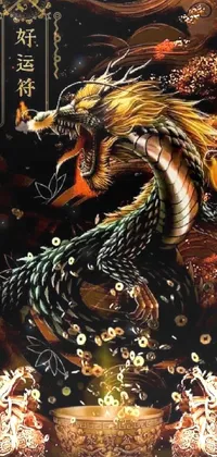 Organism Cg Artwork Dragon Live Wallpaper