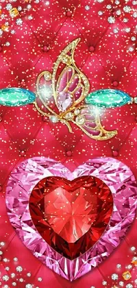 Organism Christmas Ornament Pink Live Wallpaper