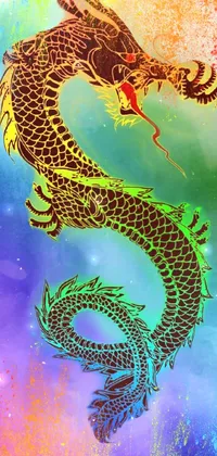 Colorful dragon  Live Wallpaper