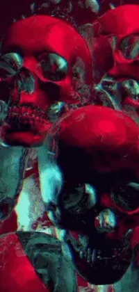 Organism Paint Red Live Wallpaper