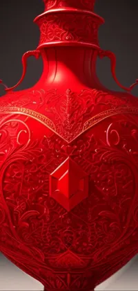 Ornament Red Artifact Live Wallpaper